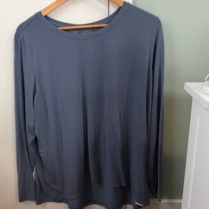 Athleta Long Sleeve Top - Bluish gray